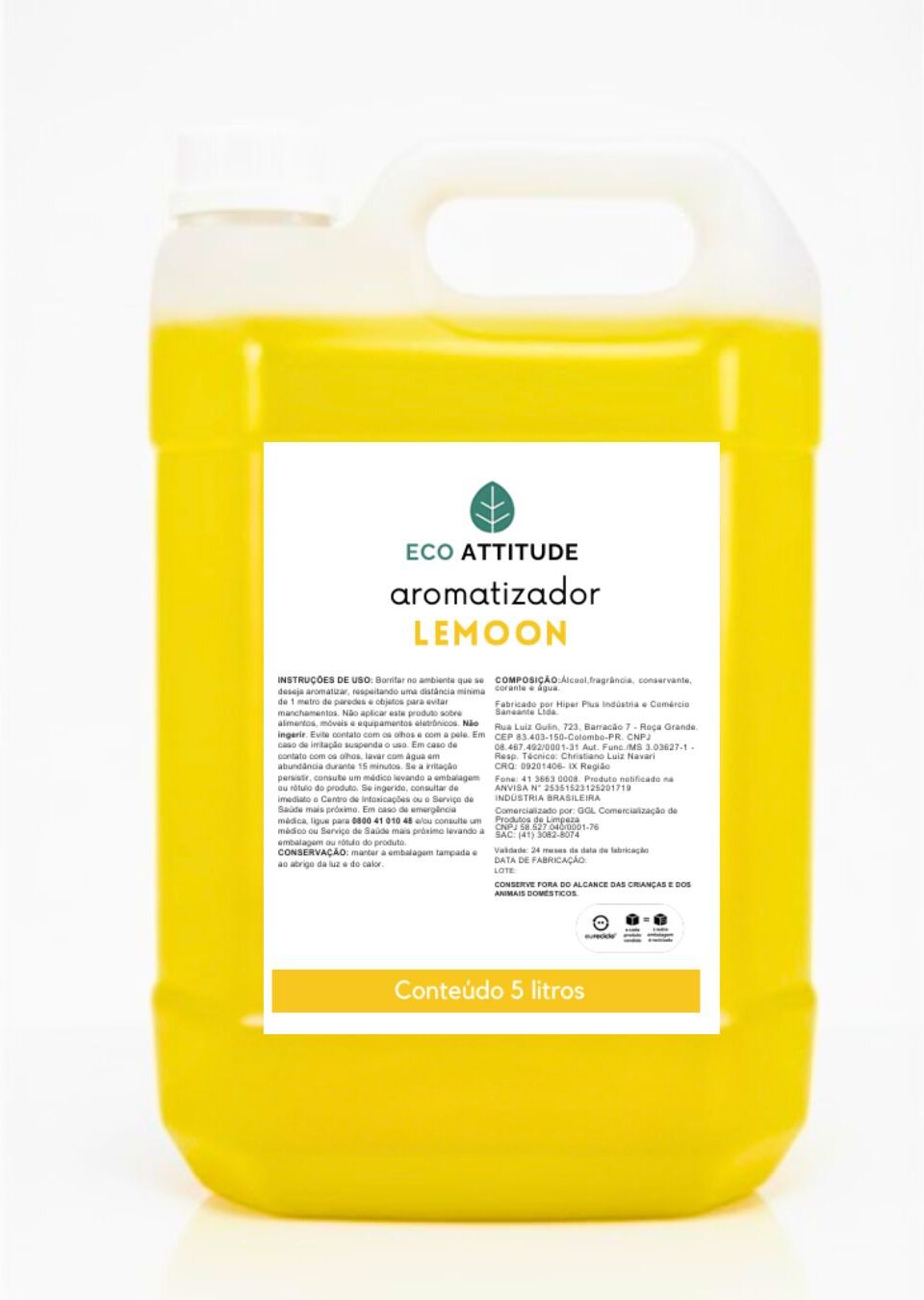 Aromatizador de Ambientes Lemoon 5L